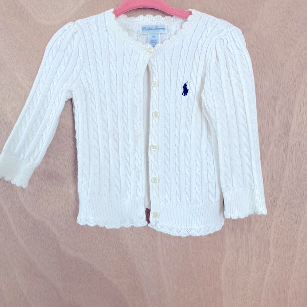 Ralph Lauren sweater for toddlers. 12 months.